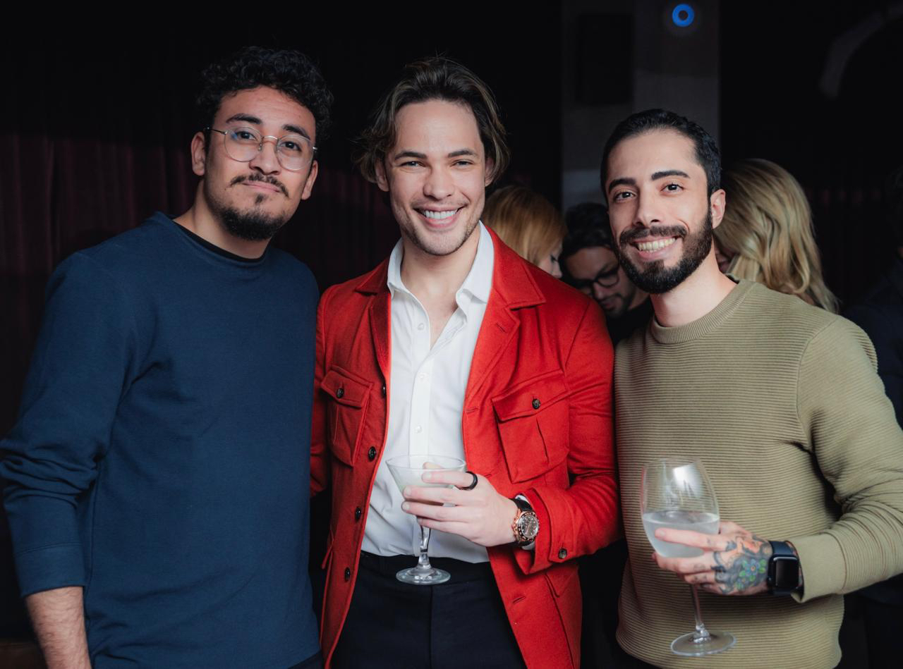Rafael com o Thiago Finch